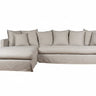 The Luxe Slipcover Sofa with Left-Hand Chaise - Toffee at Online8 Furniture Auckland NZ