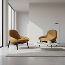 The Perrie Lounge Chair - Basket Texture English Mustard at Online8 Furniture Auckland NZ