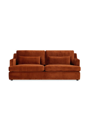 The Rhys 2-Seater Sofa - Velvet Gingerbread at Online8 Furniture Auckland NZ