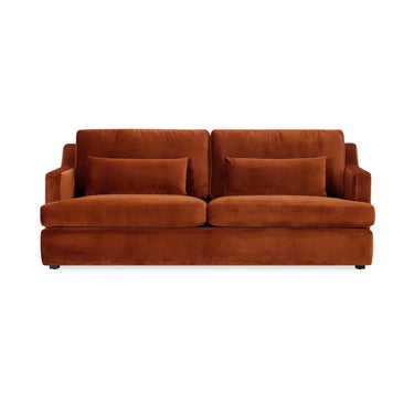 The Rhys 2-Seater Sofa - Velvet Gingerbread at Online8 Furniture Auckland NZ