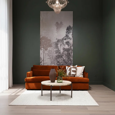 The Rhys 3-Seater Sofa - Velvet Gingerbread at Online8 Furniture Auckland NZ