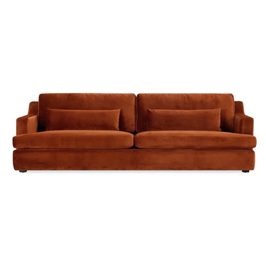 The Rhys 3-Seater Sofa - Velvet Gingerbread at Online8 Furniture Auckland NZ
