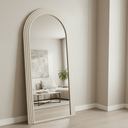 Thorndon Floor Arch Mirror – White Onyx at Online8 Furniture Auckland NZ