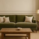 Thornfield 3 Seater Sofa - Olive Velvet at Online8 Furniture Auckland NZ