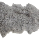 Tibetan Long Wool Single Sheepskin - Grey at Online8 Furniture Auckland NZ