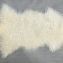 Tibetan Long Wool Single Sheepskin - Natural White at Online8 Furniture Auckland NZ
