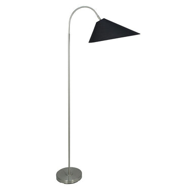 Tijuana Floor Lamp - Black Shade at Online8 Furniture Auckland NZ