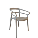 Tilly Indoor | Outdoor Chair - Mid Grey at Online8 Furniture Auckland NZ