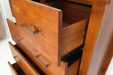 Loft 6 Drawer Dresser with Mirror at Online8 Furniture Auckland NZ