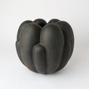 Tino Ceramic Vessel in black, 27 x 27 x 25cm waterproof ceramic vessel