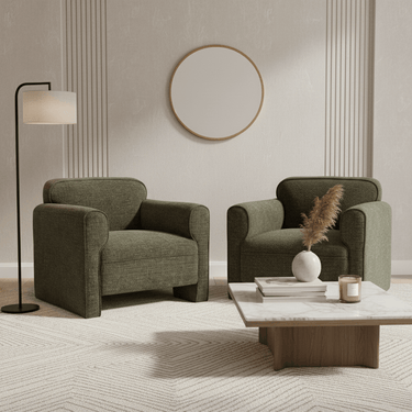 Tio Armchair - Forest Green at Online8 Furniture Auckland NZ