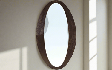 Tish Mirror - Weathered Brown at Online8 Furniture Auckland NZ