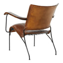 Tobago Mid Century Leather Armchair at Online8 Furniture Auckland NZ