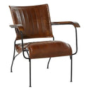 Tobago Mid Century Leather Armchair at Online8 Furniture Auckland NZ
