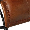 Tobago Mid Century Leather Armchair at Online8 Furniture Auckland NZ