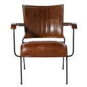 Tobago Mid Century Leather Armchair at Online8 Furniture Auckland NZ