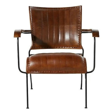 Tobago Mid Century Leather Armchair at Online8 Furniture Auckland NZ