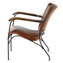 Tobago Mid Century Leather Armchair at Online8 Furniture Auckland NZ
