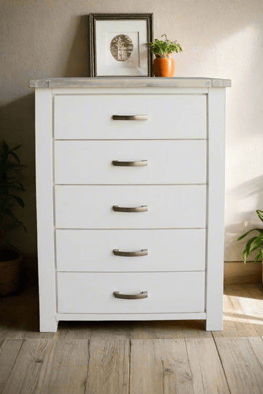 Tonya 5 Drawer Slimboy at Online8 Furniture Auckland NZ