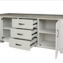 Tonya 2 Door 3 Drawer Buffet Table - 1800mm at Online8 Furniture Auckland NZ