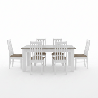 Tonya Dining Suite - 6 Seater at Online8 Furniture Auckland NZ