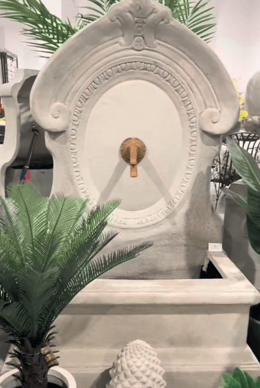 Toulouse Fountain with Varia Spout - Lime Wash at Online8 Furniture Auckland NZ
