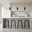 Trang Counter Stool - Black at Online8 Furniture Auckland NZ