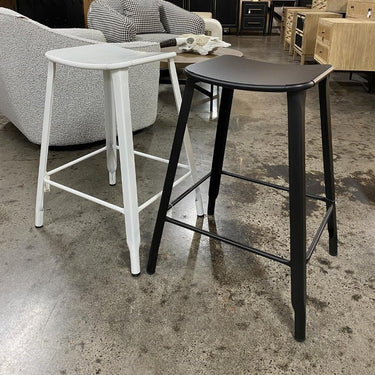 Trang Counter Stool - White at Online8 Furniture Auckland NZ