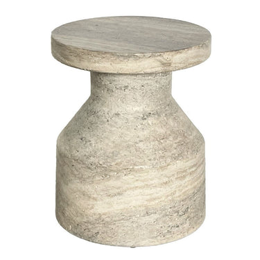 Travertine Side Table at Online8 Furniture Auckland NZ