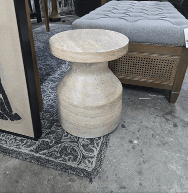 Travertine Side Table at Online8 Furniture Auckland NZ
