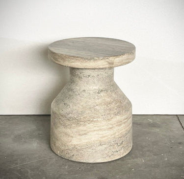 Travertine Side Table at Online8 Furniture Auckland NZ