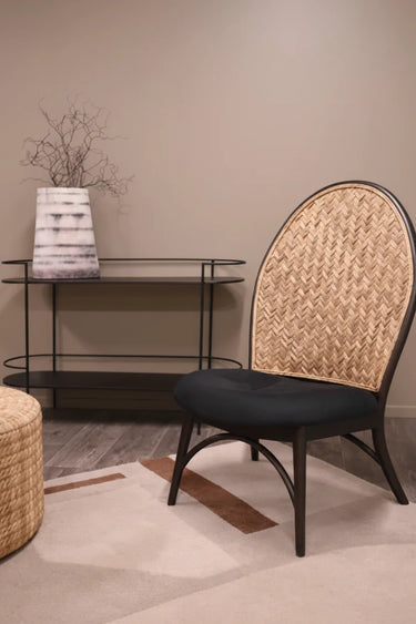 Triboa Bay Forio Lounge Chair - Black & Onyx at Online8 Furniture Auckland NZ