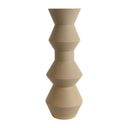 Triple Angle Ceramic Vase Sand at Online8 Furniture Auckland NZ