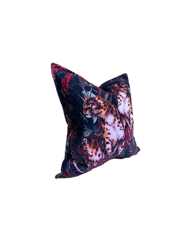 Tropical Cheetah Cushion - Cover at Online8 Furniture Auckland NZ