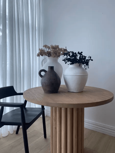 Tuscan Terracotta Jar - White Large at Online8 Furniture Auckland NZ