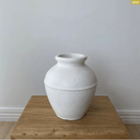 Tuscan Terracotta Jar - White Small at Online8 Furniture Auckland NZ