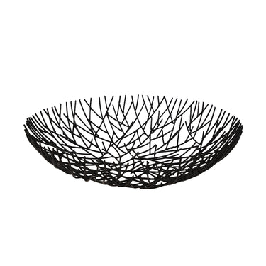Twig Bowl - Matt Black at Online8 Furniture Auckland NZ
