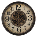 Two Tone Metal Gear Wall Clock at Online8 Furniture Auckland NZ