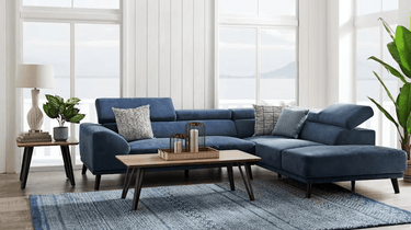 Urban Fabric 5 Seat Corner Sofa at Online8 Furniture Auckland NZ