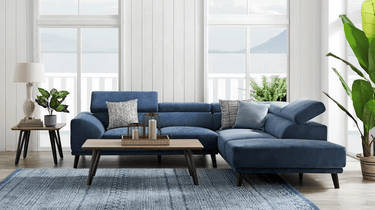 Urban Fabric 5 Seat Corner Sofa at Online8 Furniture Auckland NZ