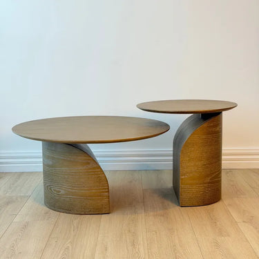 Valen Coffee Table Set - Pale Oak at Online8 Furniture Auckland NZ