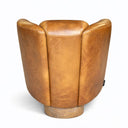 Vanguard Aged Leather Armchair Tub Chair – Cognac at Online8 Furniture Auckland NZ