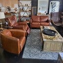 Vanguard Vintage Leather Armchair - Vintage Cigar at Online8 Furniture Auckland NZ