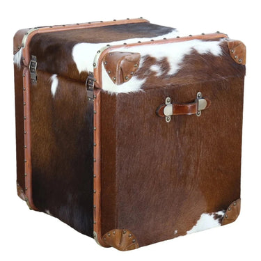 Vaquer Trunk - Genuine Hide at Online8 Furniture Auckland NZ