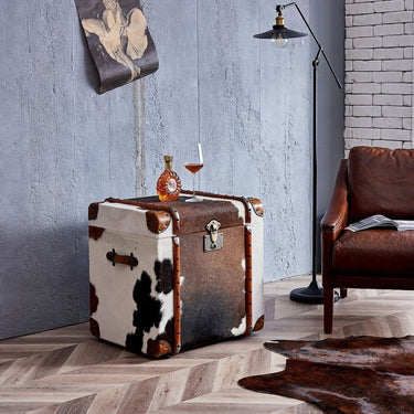 Vaquer Trunk - Genuine Hide at Online8 Furniture Auckland NZ
