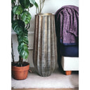Vase - Brush Antique Brass - Medium at Online8 Furniture Auckland NZ