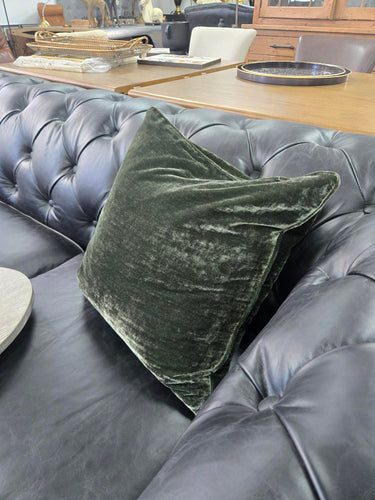Velvet Green Cushion 45x45cm at Online8 Furniture Auckland NZ