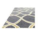 Venice Beach Rug - Charcoal/Lime at Online8 Furniture Auckland NZ
