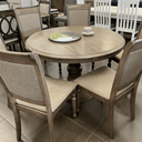 Venice Dining Suite 6 Seater - Bright Grey at Online8 Furniture Auckland NZ