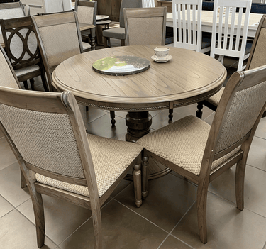 Venice Dining Suite 6 Seater - Bright Grey at Online8 Furniture Auckland NZ